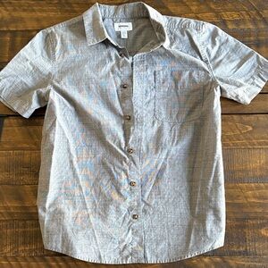 Boys Sonoma Gray Short Sleeve Button Down Shirt